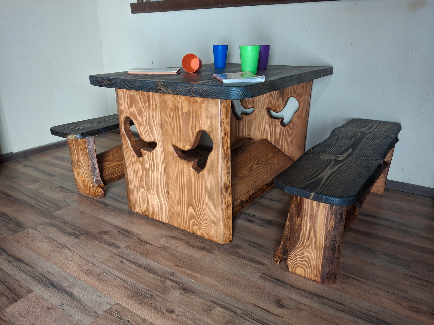 Cowboy Corral Kids Table ~Live Edge~ (Limited Stock Available)