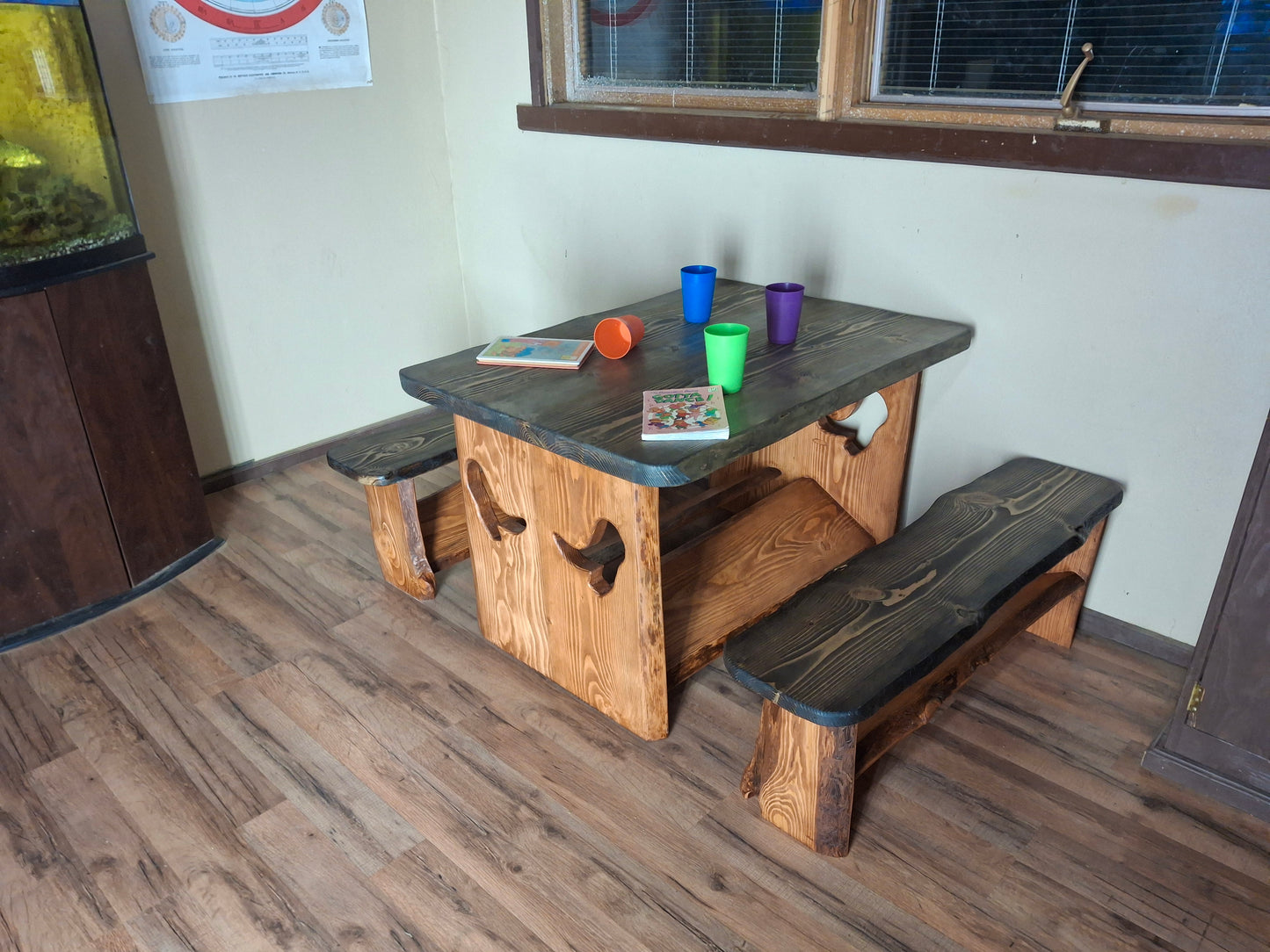 Cowboy Corral Kids Table ~Live Edge~ (Limited Stock Available)