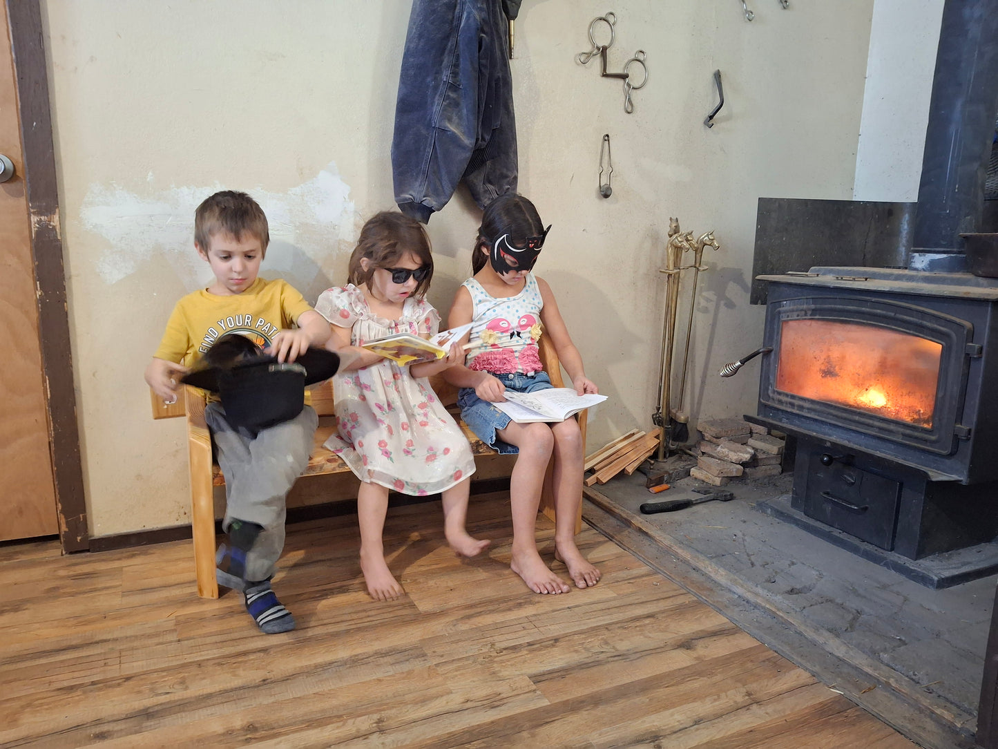 Kids Fancy Bench Style ~ (no side Tables) ~ Live Edge ~ (Limited Stock)