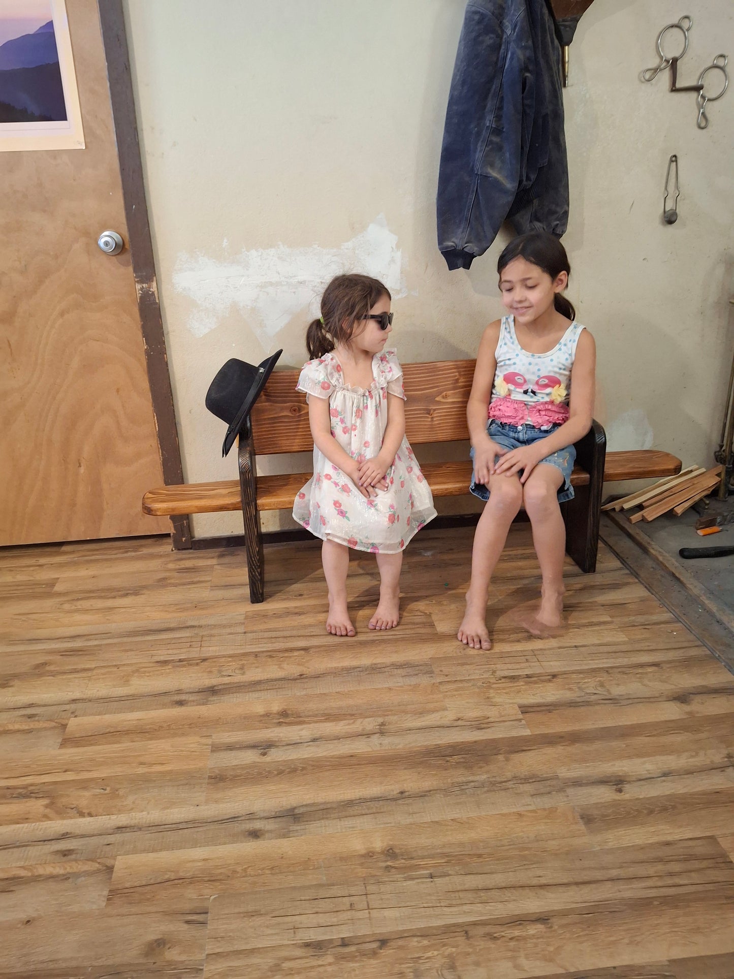 Kids Fancy Bench Style ~ (two side Tables)
