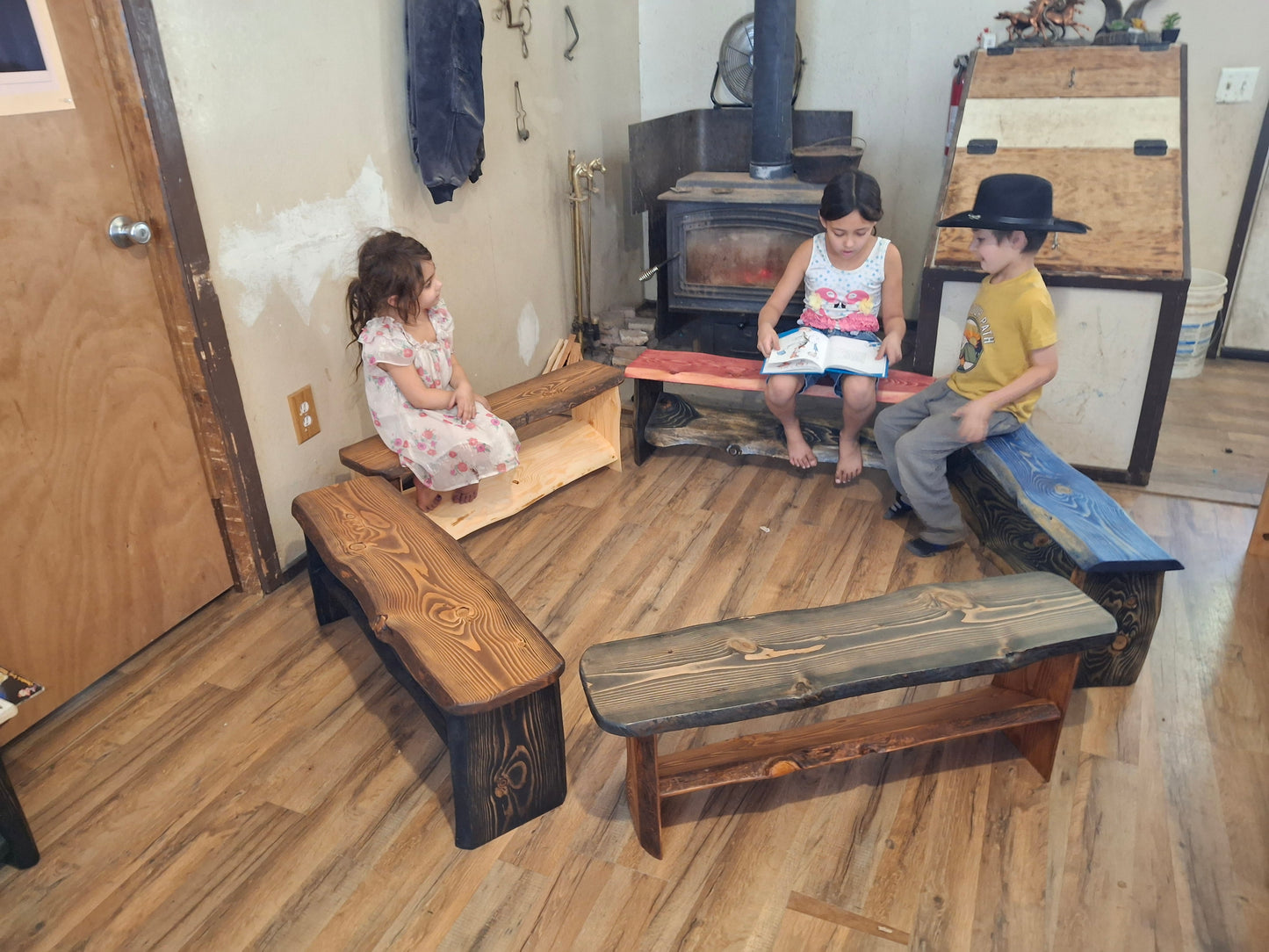 Kids Basic Bench with angle foot rest