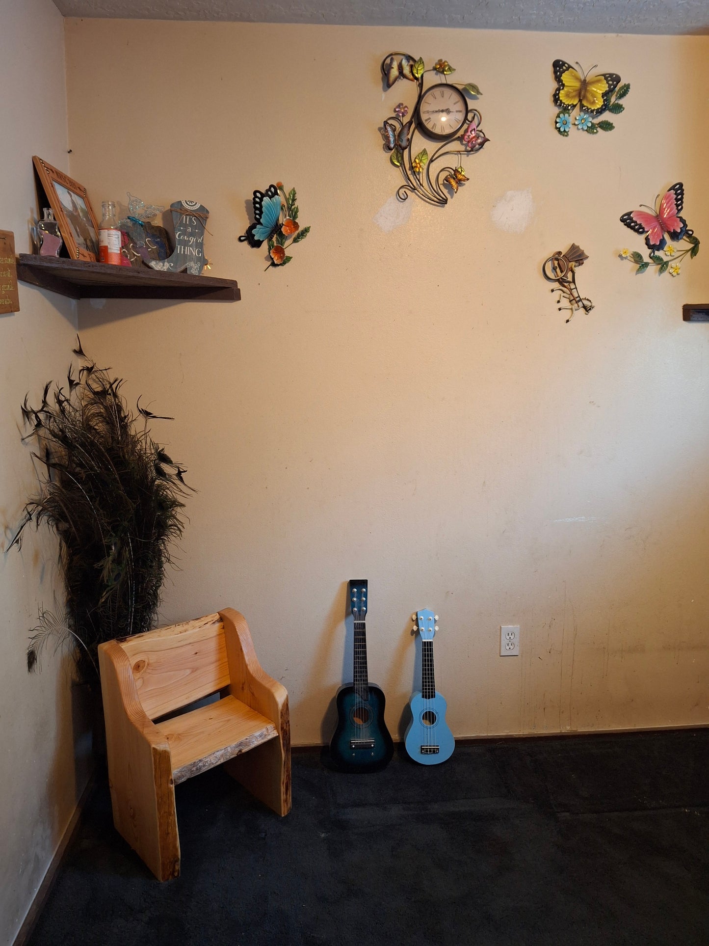 Kids Fancy Bench Style ~ (no side Tables) ~ Live Edge ~ (Limited Stock)