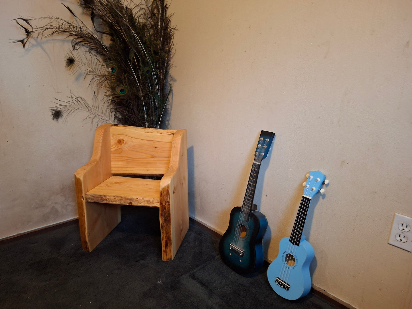 Kids Fancy Bench Style ~ (no side Tables) ~ Live Edge ~ (Limited Stock)