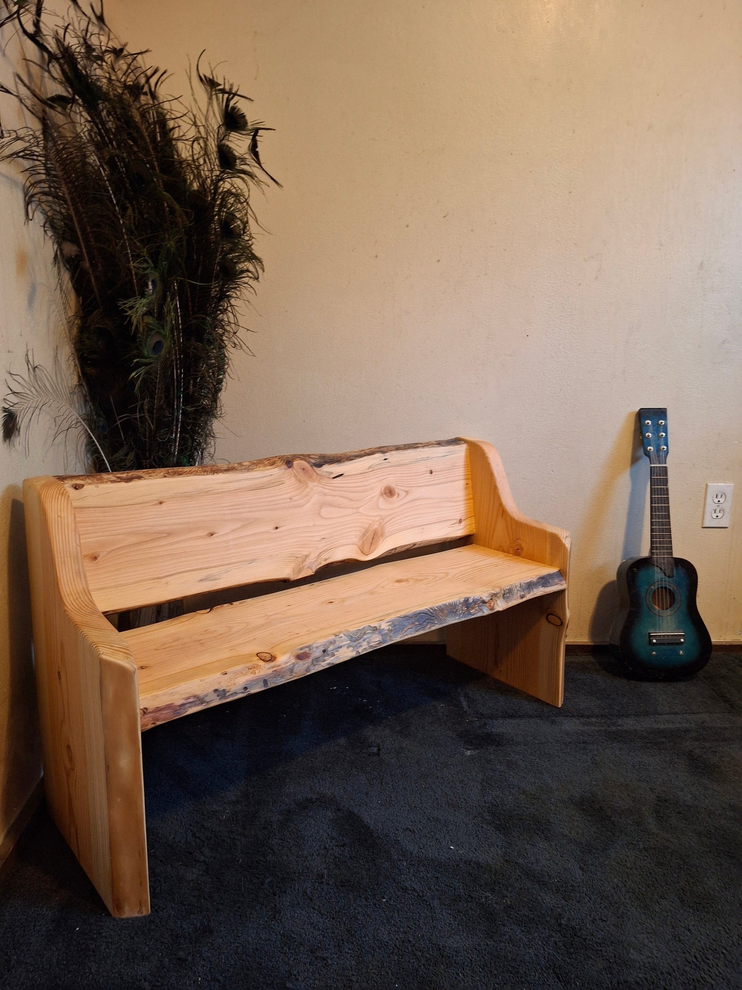 Kids Fancy Bench Style ~ (no side Tables) ~ Live Edge ~ (Limited Stock)