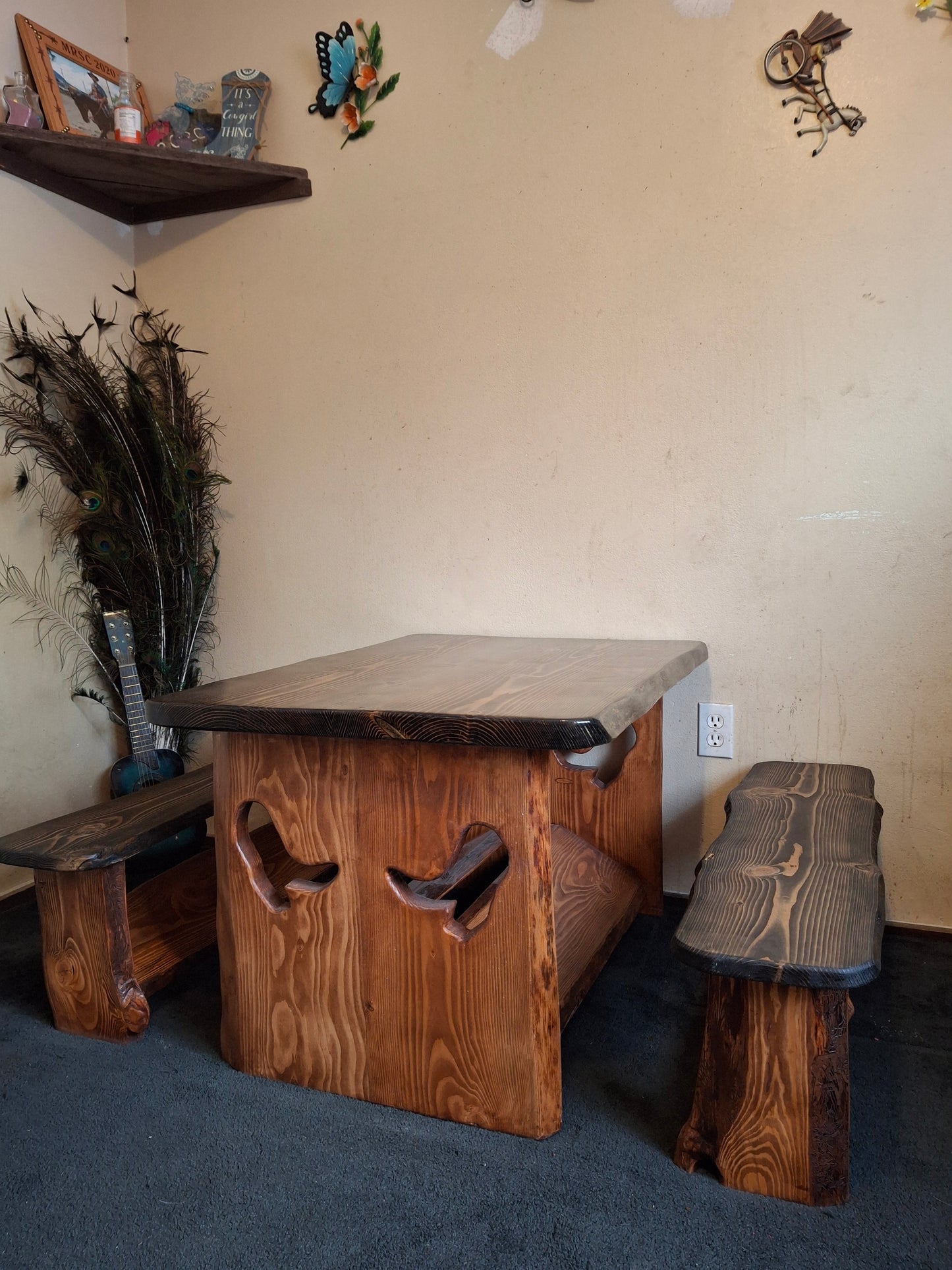 Cowboy Corral Kids Table ~Live Edge~ (Limited Stock Available)