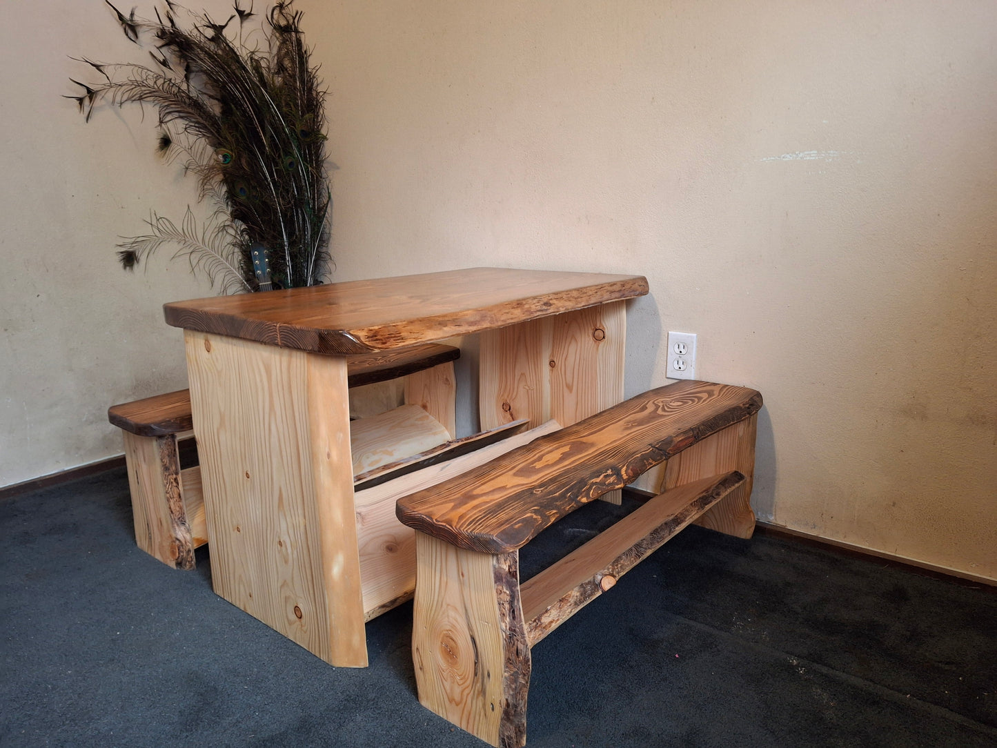 Ranch Hand Kids Table ~ Live Edge ~ 1 In Stock