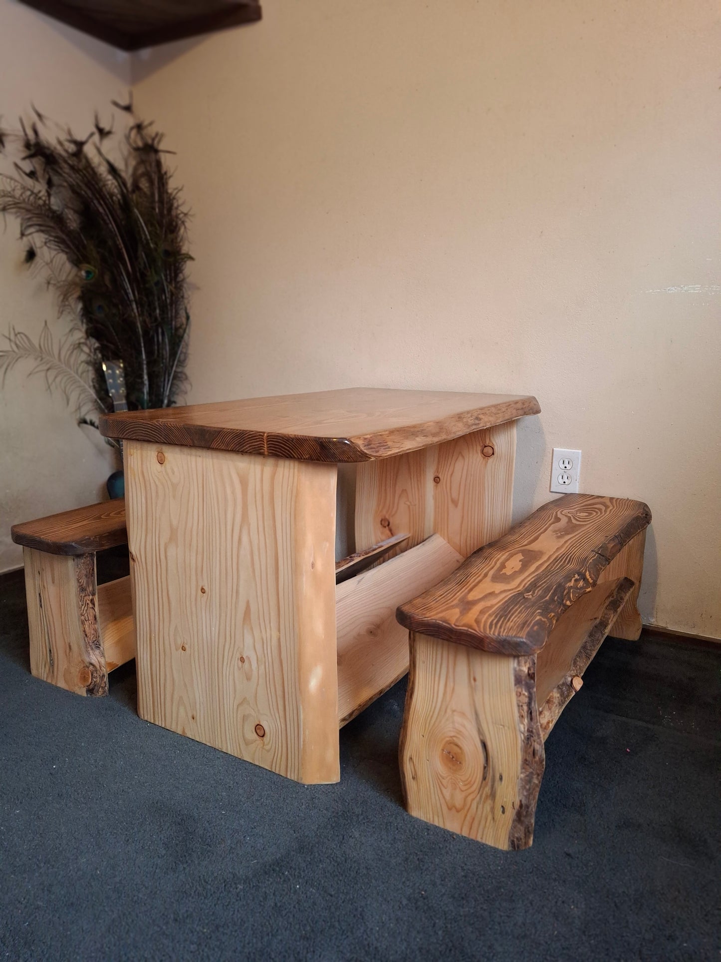 Ranch Hand Kids Table ~ Live Edge ~ 1 In Stock