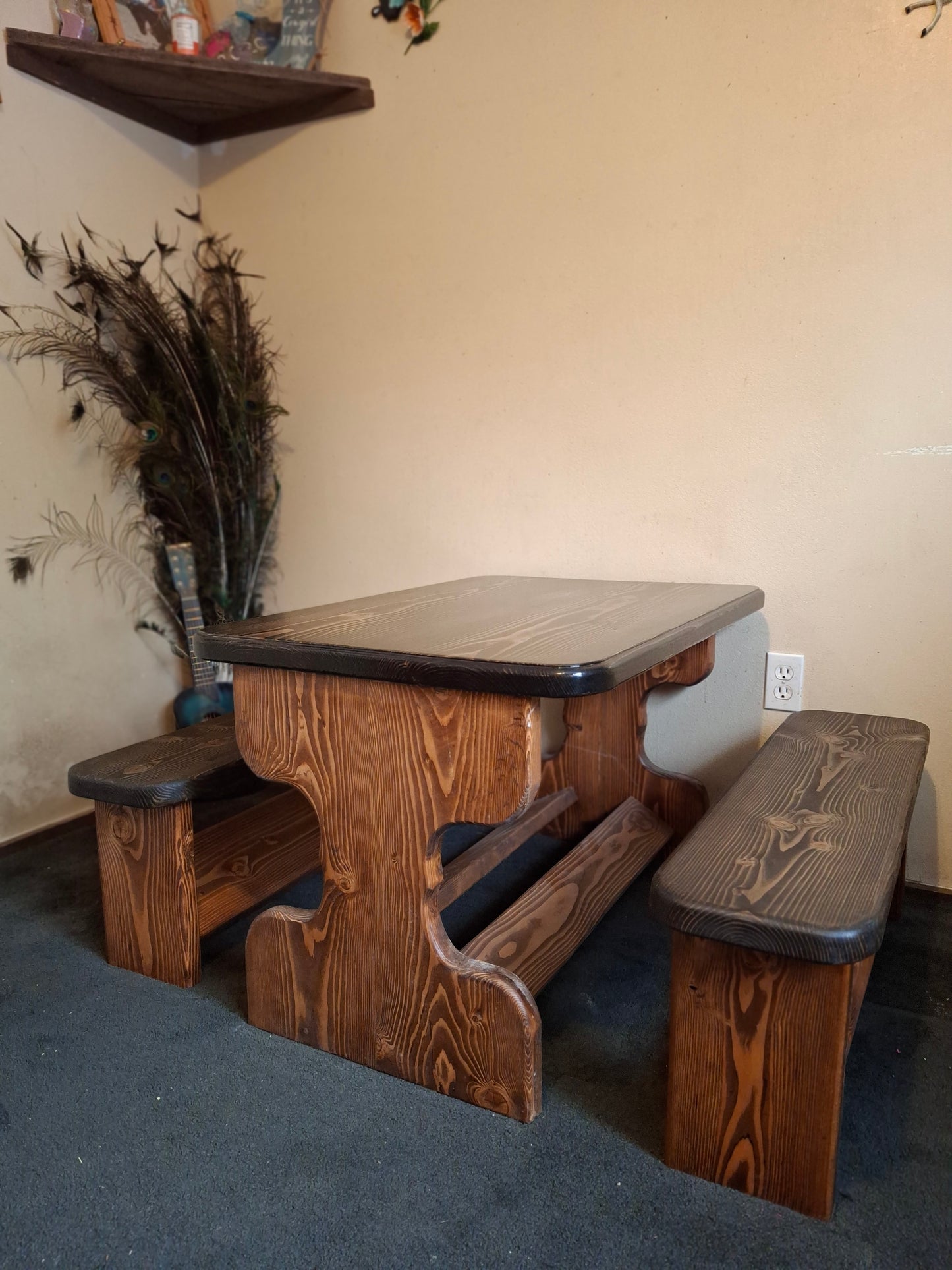 The Wooden Nook Kids Table