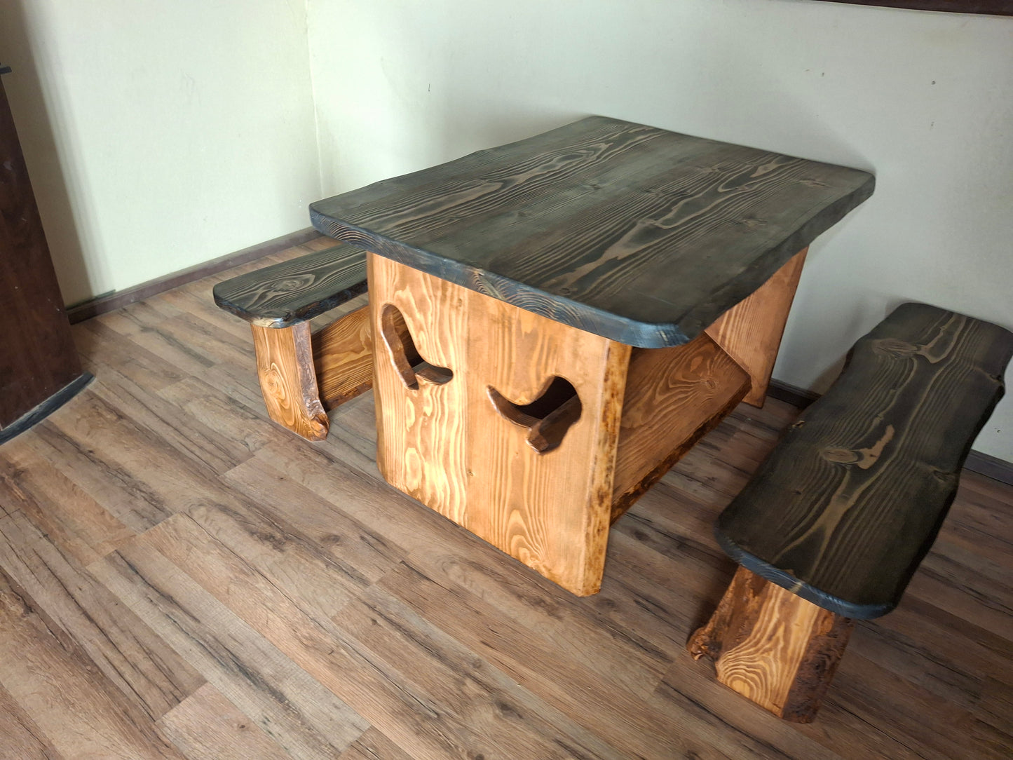 Cowboy Corral Kids Table ~Live Edge~ 1 In Stock