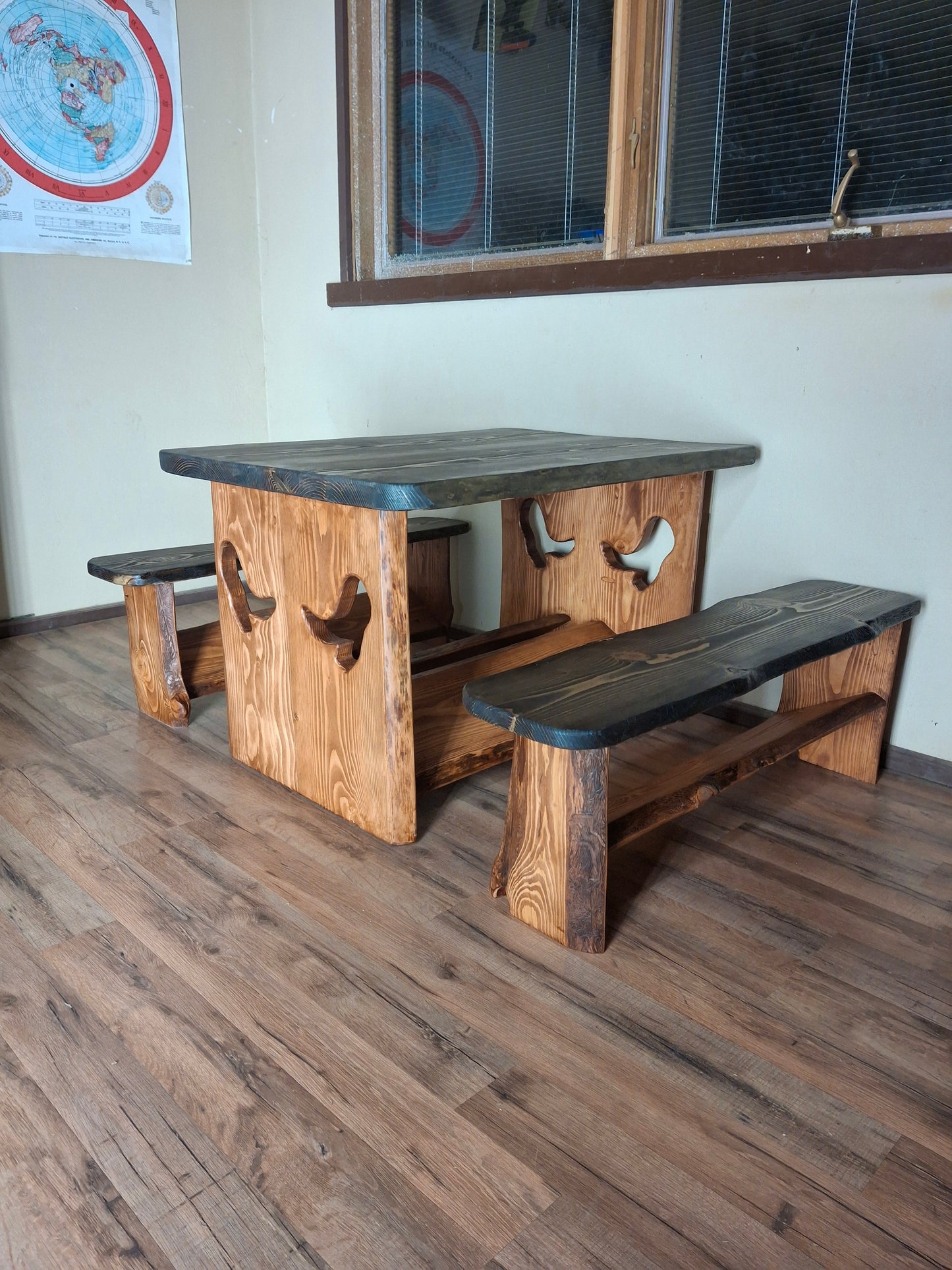 Cowboy Corral Kids Table ~Live Edge~ 1 In Stock