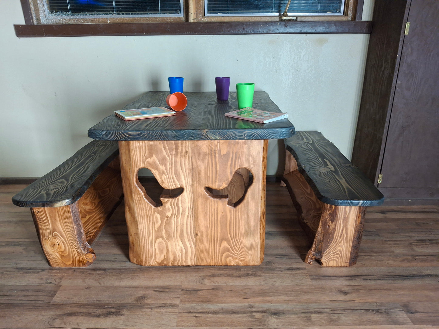 Cowboy Corral Kids Table ~Live Edge~ 1 In Stock