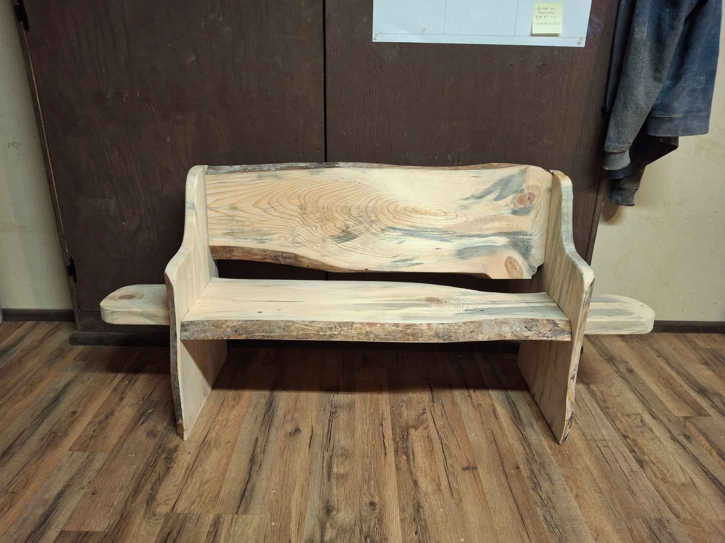 Kids Fancy Bench Style ~ (two side Tables) ~ Live Edge ~ 1 In Stock