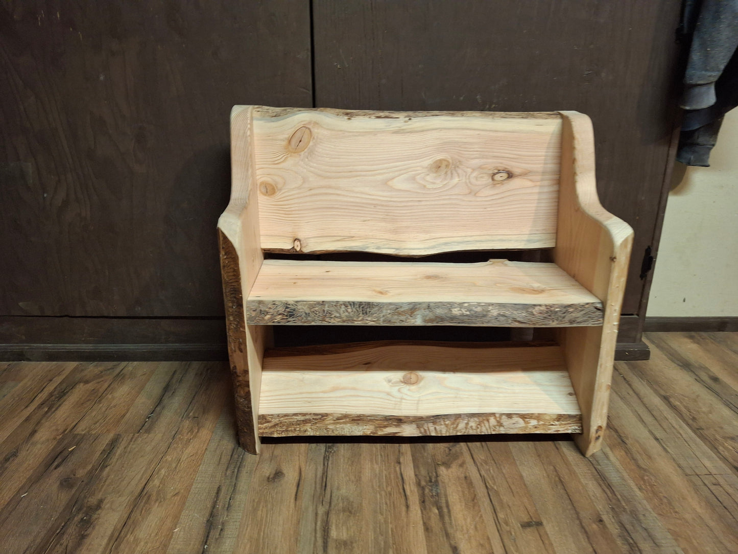 Kids Fancy Bench Style ~ (no side Tables) ~ Live Edge ~ (Limited Stock)