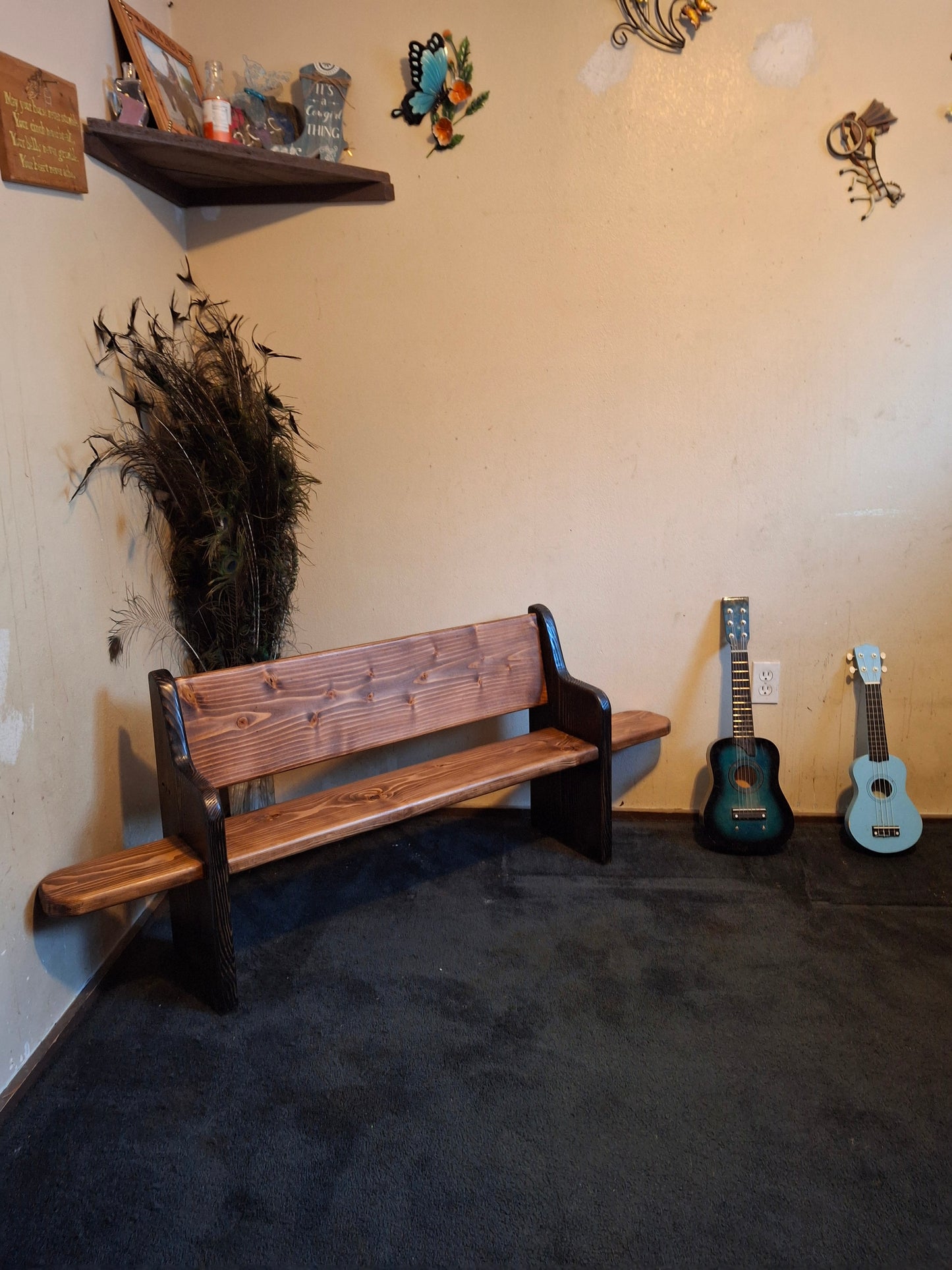 Kids Fancy Full Width Bench Style ~ (Two Side Tables) ~ 1 In Stock