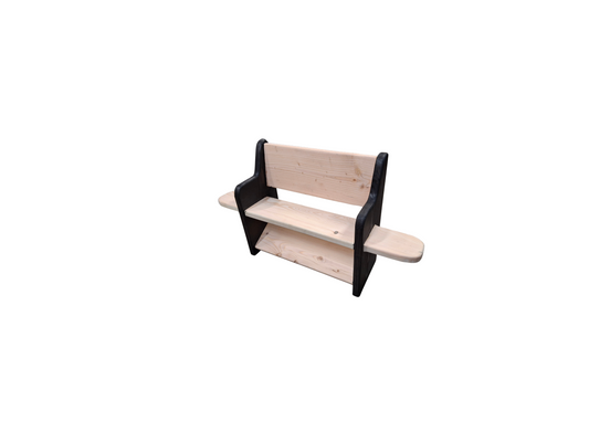 Kids Fancy Double Seat Bench Style ~ (Two side Tables) ~ 1 In Stock